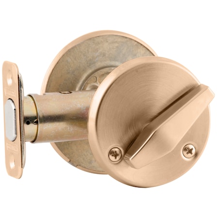 Schlage Grade 2, Door Bolt w/ Interior Rose, Keyless, US10, Rectangle Stk B581 612